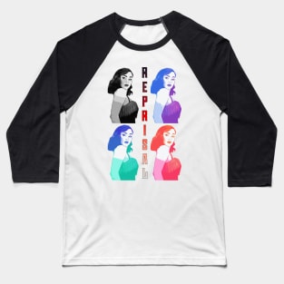 reprisal tv series Madison Davenport as Meredith fan works graphic design by ironpalette Baseball T-Shirt